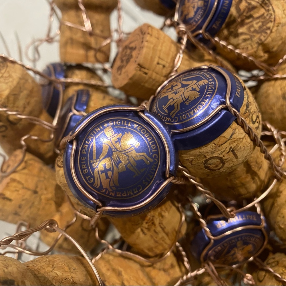 30 Sets of Tattinger Prestige Brut Rose Champagne Corks & Cages
